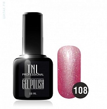 TNL Gel Polish Гель-лак №108 розовый блеск, 10 мл.