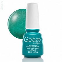 CG GELAZE Gel-n-Base in One, Гель лак Turned Up Turquoise, 9.76 мл.