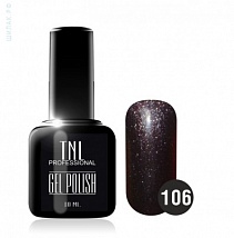 TNL Gel Polish Гель-лак №106 темная ночь, 10 мл.