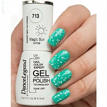 Dance Legend Gel Polish EFFECT Гель лак для ногтей Magic Sun White №713, 6,5 мл.
