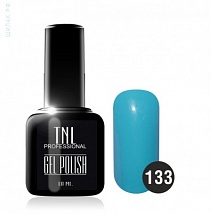 TNL Gel Polish Гель-лак №133 голубой, 10 мл.