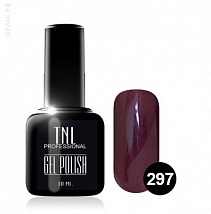 TNL Gel Polish Гель-лак №297 Перламутрово-рубиновый, 10 мл.