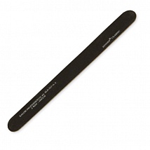 Zinger Пилка для ногтей на деревянной основе 180/240, черная