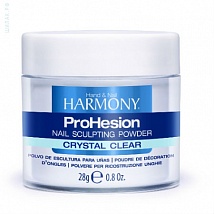 HARMONY ProHesion Crystal Clear Powder Прозрачная акриловая пудра, 28 гр.