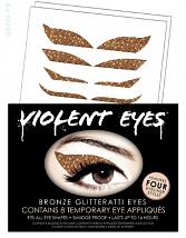 Наклейки для макияжа глаз Violent Eyes (золото)