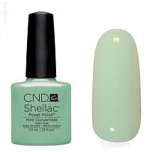 Гель лак CND Shellac Mint Convertible (Мятный-пастельный эмаль)