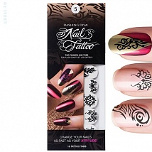 Dashing Diva, Арт Стикеры NAIL TATTOO №5 - QUIET RIOT DTT005