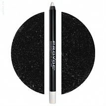 Provoc Gel Eye Liner 98 Mischevious Гелевая подводка в карандаше для глаз (цвет - угольно-черный с голографией)