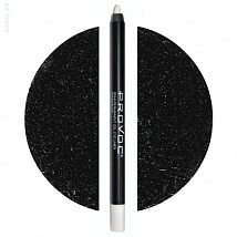 Provoc Gel Eye Liner 98 Mischevious Гелевая подводка в карандаше для глаз (цвет - угольно-черный с голографией)