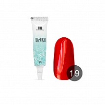  TNL Гель-паста для дизайна ногтей № 19 (Красная), 8 мл.