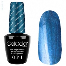 Гель лак OPI GelColor UNFOR-GRETA-BLY BLUE (Сине-голубой с микроблестками) G24