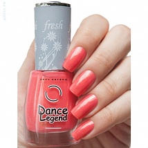 Fresh №79 Лак для ногтей светло коралловый с розовой слюдой