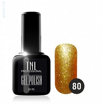 TNL Gel Polish Гель-лак №80 золото Майя, 10 мл.