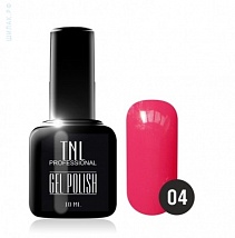 TNL Gel Polish Гель-лак №04 темно-розовый, 10 мл.