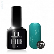 TNL Gel Polish Гель-лак №277 Бирюзово-синий, 10 мл.