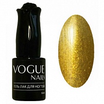 Vogue Nails Гель лак с блестками Золотистый нарцисс