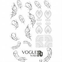 Vogue Nails Трафарет-слайдер для дизайна №12