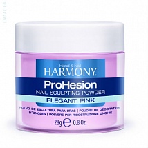HARMONY ProHesion Elegant Pink Powder Прозрачно-розовая акриловая пудра, 28 гр.