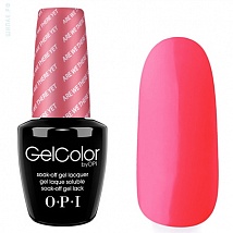 Гель лак OPI GelColor Strawberry Margarita (Ярко-розовый, не кислотный, Клубника) M23