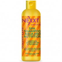 Nexxt Spa Shampoo Aqua And Nutrion Шампунь увлажнение и питание, 1000 мл.