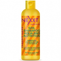 Nexxt Spa Shampoo Aqua And Nutrion Шампунь увлажнение и питание, 1000 мл.