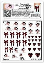 El Corazon водные наклейки W-C1016