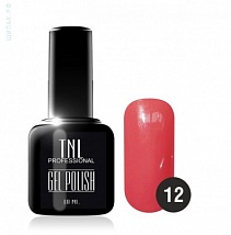 TNL Gel Polish Гель-лак №12 красно-фиолетовый, 10 мл.