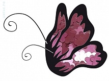 El Corazon Цветные глиттеры Розовый (цветочки), стойкие Z15