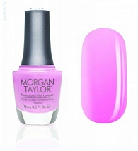 Лак для ногтей Morgan Taylor Make Me Blush №50010 (чистый розовый ,плотный,эмаль)