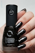 Rich Black № 917 Silverland Лак для ногтей (темная основа с серебряной слюдой)