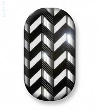 Наклейки на ногти Silver black and gray 3d 106-104
