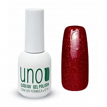 UNO Гель-лак, Королевский красный - Royal Red №168, 12 мл.
