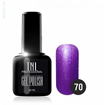 TNL Gel Polish Гель-лак №70 темно-пурпурный, 10 мл.