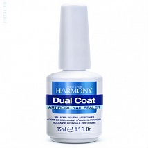 HARMONY Dual Coat Верхнее покрытие для защиты акриловых ногтей, 15 мл.