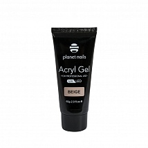 Гель Planet Nails Acryl Gel камуфлирующий бежевый, 60гр