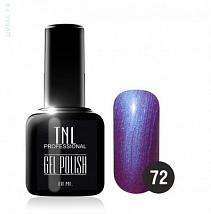 TNL Gel Polish Гель-лак №72 темно-фиолетовый, 10 мл.