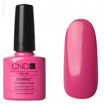 Гель лак CND Shellac Hot Pop Pink (горячий, розовый цвет)