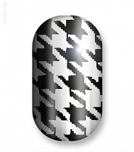 Наклейки на ногти Chrome houndstooth 106-102