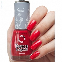 Fresh №80 Лак для ногтей ярко красный со слюдой