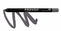 Provoc Gel Eye Liner 89 Sweet Chocolate  Гелевая подводка в карандаше для глаз (цвет - серо-коричневый)