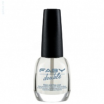 FABY Double Base and Top Coat Базовое средство и Верхний закрепитель, 15 мл. LDS 001