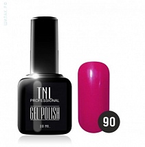 TNL Gel Polish Гель-лак №90 неоновый алый, 10 мл.