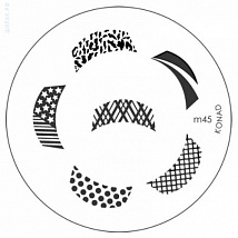 Konad Печатная форма (диск) Image Plate M45 (6 дизайнов)
