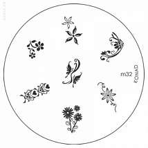 Konad Печатная форма (диск) Image Plate M32 (7 дизайнов)