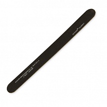Zinger Пилка для ногтей на деревянной основе 150/220, черная