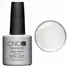 Гель для наращивания ногтей CND Brisa Paint Liquid Gel Soft White - Opaque, 12 мл.