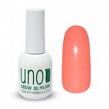 UNO Гель-лак, Неоновый коралл - Neon coral №006, 12 мл.