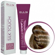 OLLIN SILK TOUCH 10/72 светлый блондин коричнево-фиолетовый 60мл Безаммиачный стойкий краситель для волос