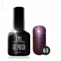 TNL Gel Polish Гель-лак №63 темный аметист, 10 мл.