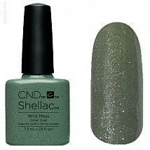 Гель лак CND Shellac Flora & Fauna Collection (2015,Весна) Wild Moss